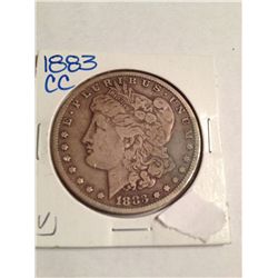 1883-CC MORGAN SILVER DOLLAR