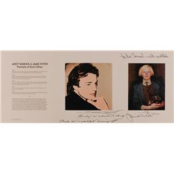 Andy Warhol and Jamie Wyeth