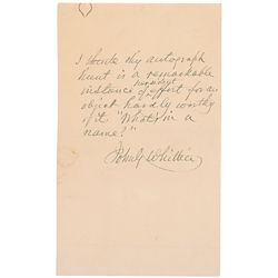 John Greenleaf Whittier