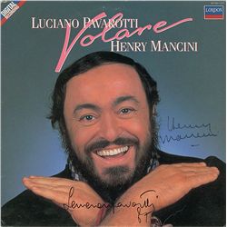 Luciano Pavarotti and Henry Mancini