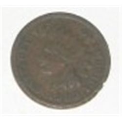 1883 Indian Head Penny *F+ rim damage early penny*!!