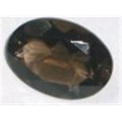 11.60 CARAT *HUGE* SMOKY TOPAZ *OVAL CUT/POLISHED & FACETED*!! GEMSTONE CAME OUT OF SAFE!!
