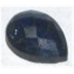 5.80 CARAT LARGE BLUE SAPPHIRE *TEAR DROP SHAPE*!! GEMSTONE CAME OUT OF SAFE!!