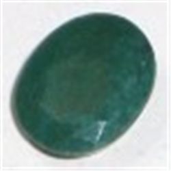 8.85 CARAT LARGE EMERALD *OVAL CUT/FACETED & POLISHED*!! GEMSTONE CAME OUT OF SAFE!!