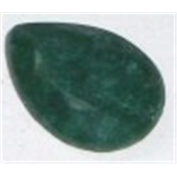 9.80 CARAT *HUGE* LARGE EMERALD *PEAR CUT/FEACETED & POLISHED*!! GEMSTONE CAME OUT OF SAFE!!