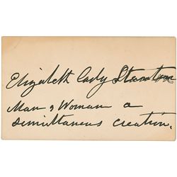 Elizabeth Cady Stanton