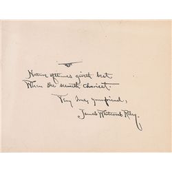 James Whitcomb Riley