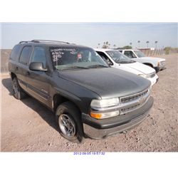 2001 - CHEVROLET TAHOE