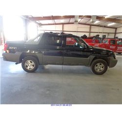 2002 - CHEVROLET AVALANCHE