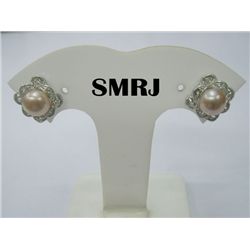 LAVENDER PEARL SILVER EARRINGS; METAL: SILVER; PHILIPPI