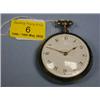 Image 1 : A silver pair cased open face verge pocket watch, white enamel dial  (some damage), reads JOSEP