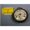 Image 1 : A silver pair cased open face verge pocket watch, outer case with  rococo embossed decoration,