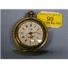 Image 1 : An Indian silver hunter pocket watch, key wind, white dial with  Indian numerals and ornate hand