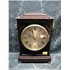 Image 1 : A 19thC. mahogany bracket timepiece with silvered 8" dial with Roman  numerals, driven by a singl