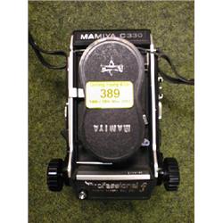 A Mamiya C330 Professional TLR Camera.