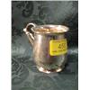 Image 1 : A George V silver mug, with scroll handle, Birmingham 1924, 3" high,  3ozs.