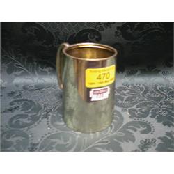 An Edward VII silver mug, with straight sides, loop handle,  Birmingham 1809, 3 3/4" high, 5ozs.