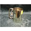 Image 1 : An Edward VII straight sided silver mug with loop handle, Birmingham  1904, 3 3/4" high, 5ozs.