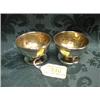 Image 1 : A pair of Victorian silver salts, probably by George W Adams (Chawnor  & Co), of circular shape,