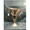 Image 1 : An Indian silver 2-handled racing trophy, of hexagonal tapering shape, on domed circular foot, in