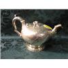 Image 1 : An early George III silver teapot, by Charles Wright, ovoid, the  flush hinged cover with flower