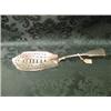 Image 1 : A George III silver fish slice, with pierced blade and fiddle pattern  handle, Glasgow 1826, 3ozs