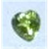 .85 CARAT PERIDOT HEART SHAPE CUT & FACETED *MINED IN ARIZONA!! GEMSTONE CAME OUT OF SAFE!!