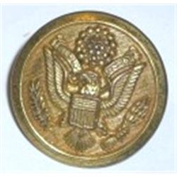 VINTAGE OFFICER MILITARY EAGLE BUTTON!! BUTTON CAME OUT OF SAFE!!