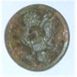 VINTAGE RARE OFFICER MILITARY BUTTON STAMPED *SUPERIOR QUALITY*!! BUTTON CAME OUT OF SAFE!!