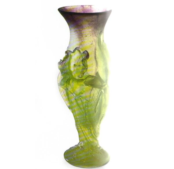 Daum Iris Vase
