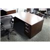 Image 2 : ELITE CHERRY BOW FRONT U-SHAPE EXECUTIVE DESK C/W