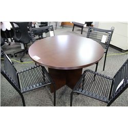 ELITE CHERRY 42" ROUND TABLE