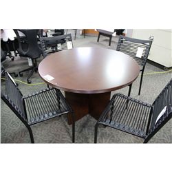 ELITE CHERRY 42" ROUND TABLE