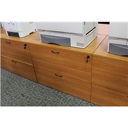 HARVEST CHERRY 2-DRAWER LATERAL FILE CABINET