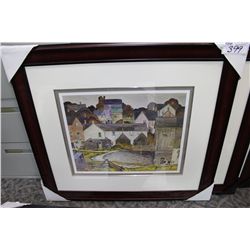 LIMITED EDITION PRINT BY A.J. CASSON "SATURDAY