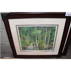LIMITED EDITION PRINT BY A.J. CASSON "BLUE HERON"