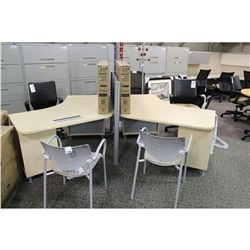 TAYCO MAPLE 2-PERSON WORKSTATION