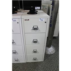 FIREKING BEIGE 4-DRAWER FIREPROOF VERTICAL FILE
