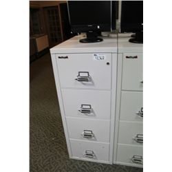 FIREKING BEIGE 4-DRAWER FIREPROOF VERTICAL FILE
