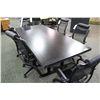 Image 2 : BLACK ONYX 7' BOARDROOM TABLE