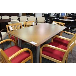 BLACK WALNUT 5' X 3' CONFERENCE TABLE