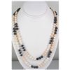 Image 1 : 379.01ct Multi-Color Freshwater Pearl Necklace, 24in