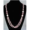 Image 3 : 362.68CTW CHUNKY BABY PINK CORALS STATEMENT NECKLACE