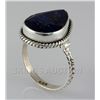 Image 1 : SAPPHIRE CORRUNDUM 26.54CTW SILVER RING