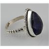 Image 2 : SAPPHIRE CORRUNDUM 26.54CTW SILVER RING