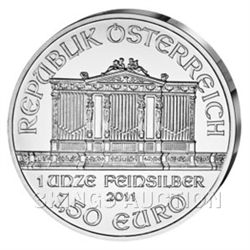 One Ounce Austrian Philharmonic Silver 2011