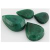 Image 1 : Emerald 529.5ct Loose Gemstone Mix Sizes Pear Cut