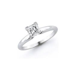 1.25 ct Princess cut Diamond Solitaire Ring, I-J, SI2