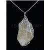 Image 2 : Natural 139.03ctw Uncut Yellow Topaz Pendant