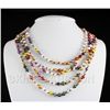 Image 1 : 485.00CTW Multi Color Freshwater Pearl Necklace